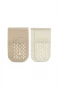 Bistyle Çemberli Basic Penye Kaymaz Soket Çorap 2li 10146 Bej