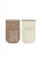 Bistyle Çemberli Basic Penye Kaymaz Soket Çorap 2li 10146 Kahve