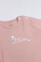 Bistyle Flying Bloom White Yarım Kol 2li Body 17118 Ekru Gül Kurusu