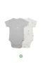 Bistyle Flying Elephant Yarım Kol 2li Body 17116 Ekru Gri