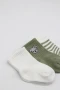 Bistyle Koala Boy 3lü Penye Soket Çorap 10133 Ekru