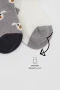 Bistyle Love Dog Penye Soket Çorap 2Li BS10118 Gri