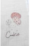 Bistyle Müslin Battaniye 100x200  Cookies Make Happy 70158 Ekru