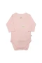 Bistyle Organic Modal Flying Balloons Kruvaze Uzun Kol Body Bs17121 Pembe
