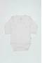 Bistyle Organik Natural Basic Style Kruvaze Uzun Kol Body Bs17102 Beyaz