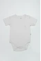 Bistyle Organik Natural Basic Style Yarım Kol Body Bs17103 Beyaz