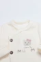 Bistyle Tulum Kadife I Love Mummy 15123 Ekru