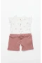 Bistyle Tulum Şort Müslin Starfish Wishes 15142 Pembe