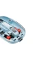Bluetooth 5.2 Mavi Kablosuz Mouse USB Alıcılı Ayarlanabilir DPI Ergonomik Tasarım