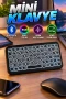 Bluetooth 5.2 Kablosuz Mini Klavye – Siyah, RGB Işıklı ve 10 mm İnce Tasarım
