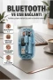 Bluetooth 5.2 Mavi Kablosuz Mouse USB Alıcılı Ayarlanabilir DPI Ergonomik Tasarım