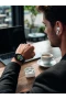 Bluetooth Arama Destekli Akıllı Saat Seti Kablosuz Kulaklık ve 7 Kordonlu Android iOS Uyumlu