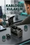 Bluetooth Kulaklık Dokunmatik Kontrollü Suya Dayanıklı Ergonomik Kablosuz Kulaklık