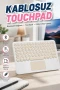 Bluetooth Touchpad Kablosuz Klavye Tablet Uyumlu Dokunmatik Kontrol