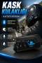 BT22 Bluetooth Kask Kulaklığı Intercom 5.0 Su Geçirmez Android iOS Uyumlu Sürüş İletişim Sistemi