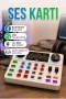 Canlı Yayın ve Karaoke Ses Kartı – Bluetooth, USB, Efekt ve Gürültü Engelleme