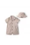 Carters Erkek Bebek Kısa Tulum 1u590910 Bej