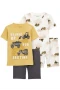 Carters Erkek Bebek Pijama Set 4lü Paket 1s389010 Renkli
