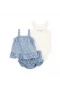 Carters Kız Bebek Alt Üst Set 1s529110 Mavi