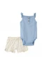 Carters Kız Bebek Body Şort Set 1s523710 Renkli