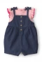 Carters Kız Bebek Salopet Set 1u563510 Mavi