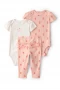 Carters Layette Kız Bebek 3lü Set 1u619810 Turuncu