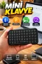 Cep Boyutunda Mini Bluetooth Klavye – Kablosuz ve USB Şarjlı Taşınabilir Tasarım
