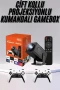 Çift Kollu Game Box Android TV Projeksiyon Cihazı Kumandalı Dahili Hoparlör