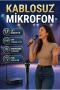 Çift Mikrofonlu Profesyonel Kablosuz UHF Mikrofon Seti – Ergonomik Tasarım ve Hızlı Kurulum