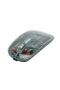Şeffaf Gövdeli Kablosuz Mouse Bluetooth ve 2.4G USB Çift Mod Sessiz Tıklama