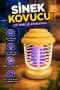 Çift Renk LED Aydınlatmalı Sinek Kovucu Lamba – 360° Koruma Izgaralı