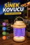 Çift Renk LED Aydınlatmalı Sinek Kovucu Lamba – 360° Koruma Izgaralı