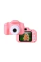 Pembe Çocuk Dijital Kamera – HD Fotoğraf ve Video Çekimi, Micro SD Kart Destekli