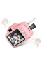 Pembe Çocuk Dijital Kamera – HD Fotoğraf ve Video Çekimi, Micro SD Kart Destekli
