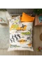Cotton Box Genç Complete Set Tek Kişilik Graffiti Oranj