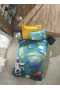 Cotton Box Junior Nevresim Takımı Tek Kişilik Little Astronaut Turkuaz