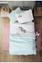 Cotton Box Punch Ranforce Nakışlı Bebek Nevresim Takımı Dolly