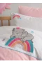 Cotton Box Punch Ranforce Nakışlı Bebek Nevresim Takımı Lucky