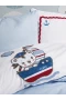Cotton Box Punch Ranforce Nakışlı Bebek Nevresim Takımı Miniyo