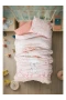 Cotton Box Ranforce Bebek Nevresim Takımı Rapeti Somon