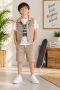 Denim Kumaş ve Tişörtlü Çocuk Takımı – 5-12 Yaş