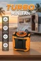 Dijital Hız Kontrollü Turbo Mini Fan – 100 Kademe, Type-C Şarj