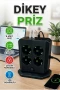 Dikey Priz Kulesi 8li AC Priz 4 USB 2 Type-C Çocuk Korumalı Güç Dağıtıcı