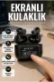 Dokunmatik OLED Ekranlı ANC Bluetooth Kulaklık – Çağrı Cevaplama ve Kablosuz Şarj | Siyah