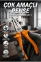 Dövme Çelik Çok Amaçlı Pense – Ergonomik Kaymaz Saplı