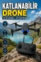 E99 Pro Katlanabilir 4K HD Kameralı Mini Drone APP Kontrollü Uzaktan Kumandalı