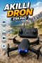 E99 Pro Katlanabilir Drone 4K HD Kamera APP Kontrollü Uzaktan Kumandalı