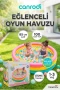 ER-520 FUN PLAY 85CM HAVUZ ÜÇ RENKLİ İÇİNDE 100 ADET 6CM TOPLU