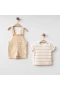 Eslenza Baby Şortlu Salopet 0127 Bej