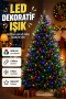 8 Modlu Renkli LED Işık Zinciri – Festival ve Özel Gün Dekorasyonu